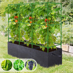 POILKMNI Tomato Cage 51×17×49 Inch with 46 Gallon Grow Bag