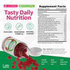 YUM-V'S Multivitamin for Women & Men – Sugar Free Multivitamin Gummies – Zero Sugar Gummy with Chromium, Thiamine & Magnesium – Keto-Friendly Daily Vitamin Gummy – Natural Raspberry Flavor – 60 Count