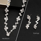 Aixiao Clutch Purse Jewelry Set Wedding Prom Evening Handbag Accessories