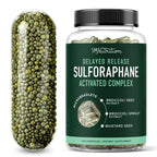 50MG Sulforaphane Supplement from Broccoli Sprouts | NRF2 Activation, Cellular Health & Immune Support | Glucoraphanin, Myrosinase & Antioxidants | 3rd Party Tested | 120 Broccoli Seed Microbeadlets
