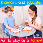 THE BAMBINO TREE Sight Word Bingo Game Level 1 and 2 - Educational Games for Kids - Learn to Read Vocabulary for Kindergarten 1st Grade - Dolch's Fry's Words Lists