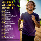Sea Moss Capsules – 17-in-1 Blend with Black Seed Oil Ashwagandha Bladderwrack Burdock Root Turmeric Vitamin D3 K2 C for Daily Wellness – Multimineral Supplement for Men & Women – 120 Count