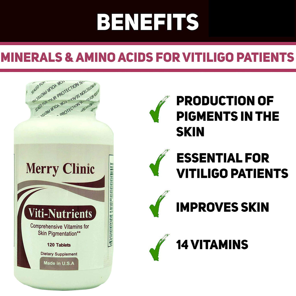 Merry Clinic Viti-Nutrients Comprehensive Vitamins for Skin Pigmentation - 120 Tablets