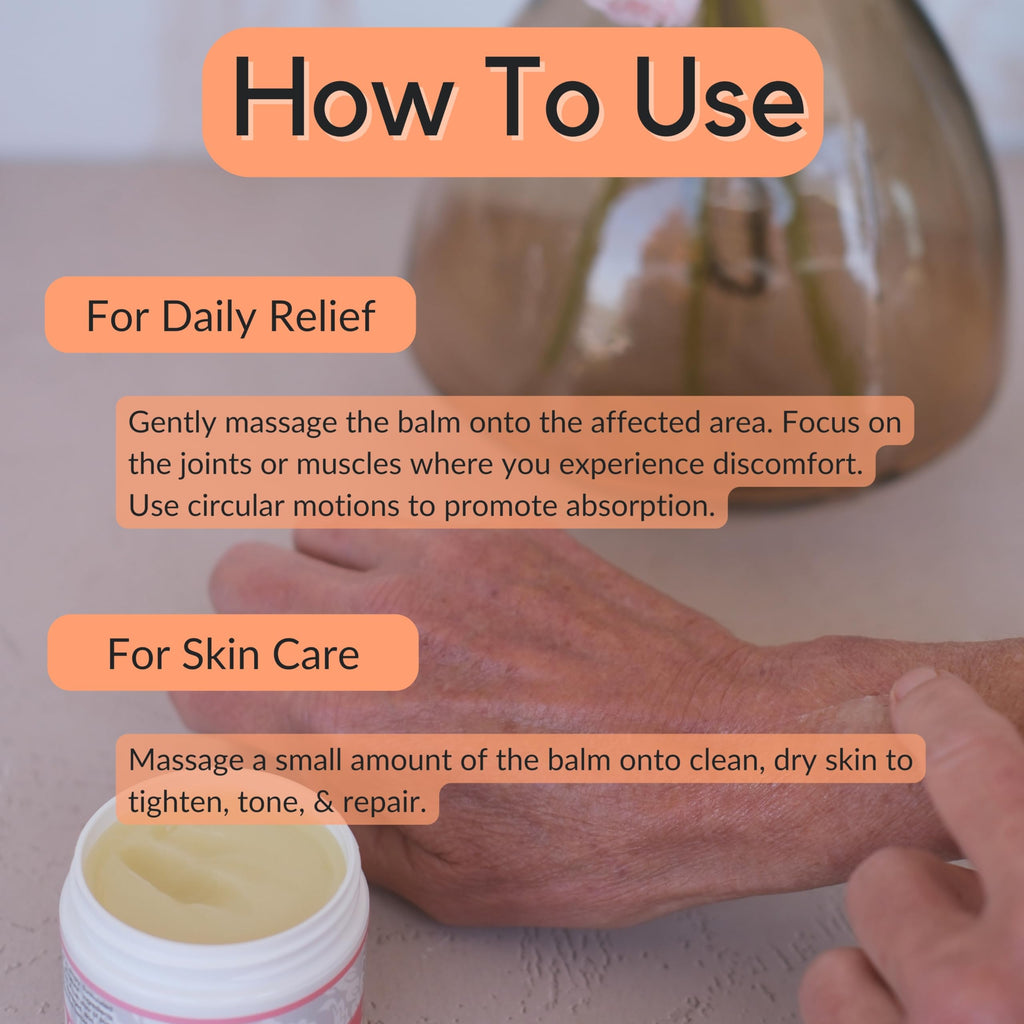 Vitality Extracts Frank+ Helichrysum Balm - 2oz, Frankincense Boswellia Serrata, Helichrysum Gymnocephalum, All-Natural Relief, Skin Soothing, Beeswax