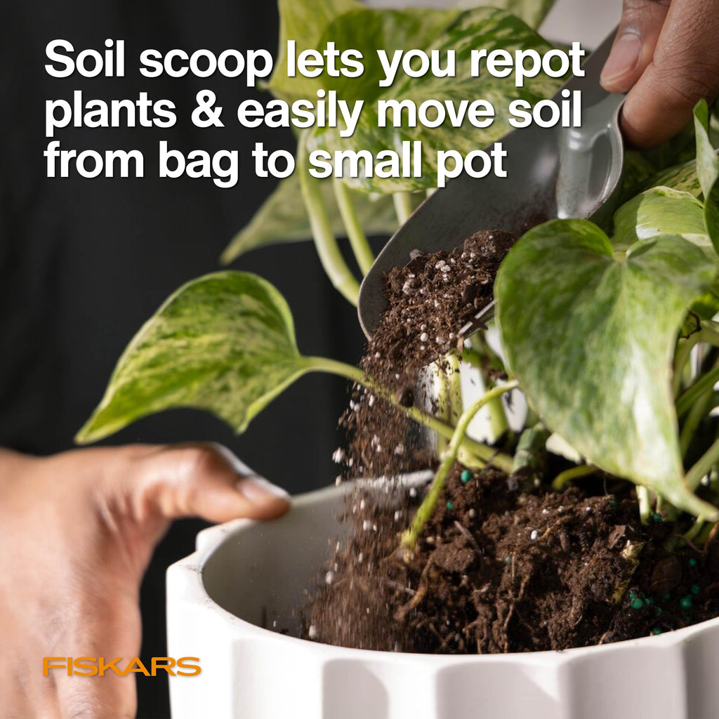 Fiskars 5-Piece House Plant Cultivating Tool Set for Indoor Gardening