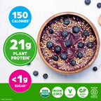 Orgain Organic Vegan Protein Powder, Vanilla Bean - 21g Plant Based Protein, 4g Prebiotic Fiber, No Lactose Ingredients, No Added Sugar, Non-GMO, For Shakes & Smoothies, 1.02 lb (Packaging May Vary)