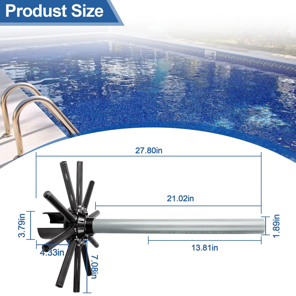 FATCANMA Upgrade SX244DA Lateral Assembly for Hayward s244t Sand Filter Tank, Center Pipe Threaded Lateral Compatible with Hayward S244T, S244TC, S270T, S270T2 Sand Filter Replacement Parts