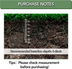 12 Pack 24 Inch Tall Snake Plant Support Stakes with 15 Twist Ties