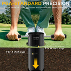 KINGTOP Golf Hole Cutter for Putting Greens, 4 and 6 in Cutting Depths
