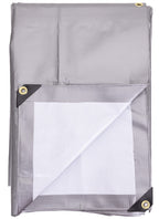Kotap 12 x 20 Ft. Ultra Heavy-Duty Protection/Coverage Tarp, Superior Weave for Greater Longevity, 16-mil, Reversible, Multi-Use, Waterproof, Silver-White, 1-Pack (TUH-1220)