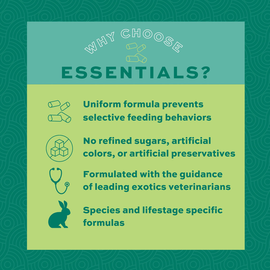 Oxbow Essentials Adult Rabbit Food, Timothy Hay Rabbit Pellets, USA, 10 lb