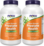 NOW Foods Supplements, Prostate Health, Clinical Strength Saw Palmetto, Beta-Sitosterol & Lycopene, 180 Softgels,(Pack of 2)