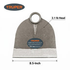 Truper Lane No. 3 Field Hoe Head, 2.1 lb Forged Steel, Heavy-Duty Replacement Hoe Head for Agriculture and Landscaping (Model AL-3/10609)