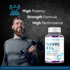 Thrive XXL Gummies - Official ThriveXXL Supplement Support Gummys for Men, ThriveXXLGummies All Natural - Maximum Strength, Advanced Formula for Health & Wellness, 60 Gummies for 1 Month