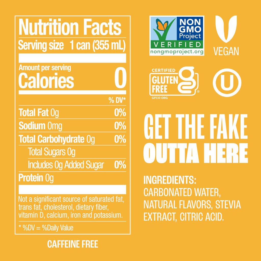 Zevia Zero Sugar Soda, Cream Soda, 12 oz Cans (24-Pack) – Naturally Sweetened, Non-GMO Project Verified, Gluten-Free, Vegan