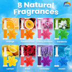 JAVCO -96 Flowers- Flower Toilet Gel Stamp | Toilet Scent Fresheners (Mix Scent)