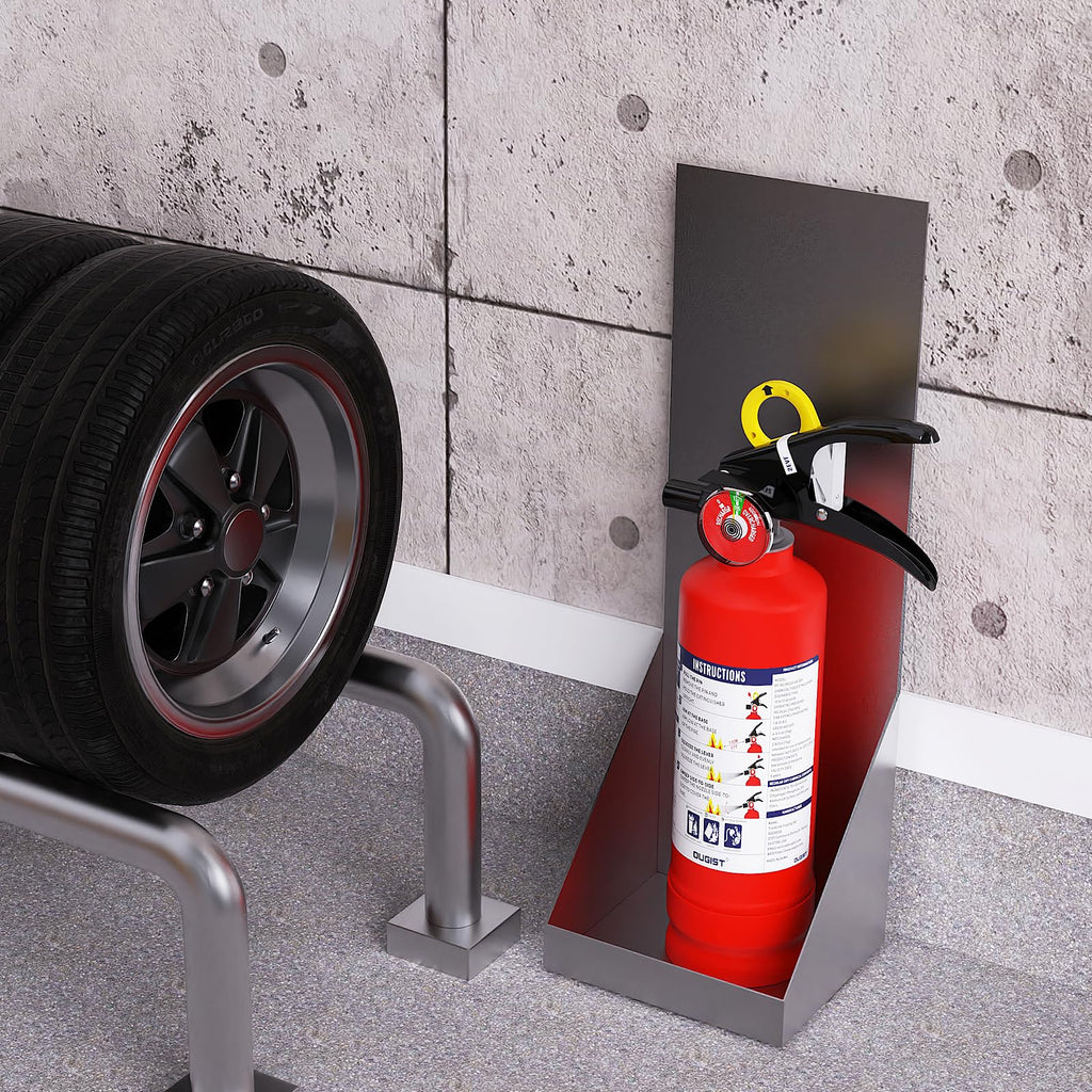 Ougist ABC Fire Extinguisher for Home & Vehicle - 2.5 lb 1-A:10-B:C Rated, Dry Chemical Fire Safety with Quick-Release Handle, Certified for Kitchen/Car/Boat Use-Model FF1KG