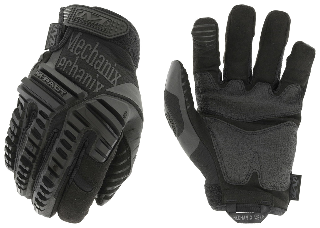 Mechanix Wear: M-Pact Covert Tactical Gloves with Secure Fit, Touchscreen Capable Safety Gloves for Men, Work Gloves with Impact Protection and Vibration Absorption (Black, Small)