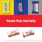 Butterfinger, CRUNCH, Baby Ruth, 100 Grand, Kinder Bueno, Kinder Chocolate, Halloween Candy Fun Size, 130 Minis, 36.9 oz