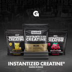 Gains in Bulk Instantized Creatine Monohydrate for Women and Men, Soluble Creatine Powder, Supports Muscle Building, Strength and Performance, Bodybuilding Supplements, Unflavored, 30 Servings