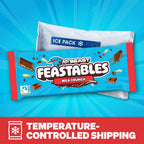 MrBeast Feastables Milk Chocolate Crunch Bar, King Size, 10 Count