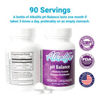 Alkalife pH Balance Tablets, 1 Pack, Alkaline Mineral Support Without the Bottles, Enteric-Coated for Maximum Absorption, Potassium & Sodium Bicarbonate, Immune Support, 90 Tablets (1 Month Supply)