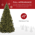 Best Choice Products Artificial Christmas Tree, 6ft Premium Unlit Realistic Spruce Holiday Décor w/Dense Branches, Easy Assembly, Metal Base