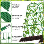 WLLEYAY Large U-Shape Cucumber Trellis for Raised Bed,49.2x49.2x23.6in