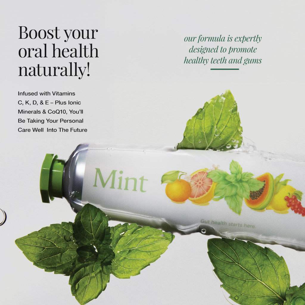 Revitin Toothpaste | Fluoride-Free Prebiotic Mint Tooth Gel | No SLS, Gluten Free, Dye Free, GMO Free, No Sweeteners | Non-Toxic, Kid Approved, Pack of 3
