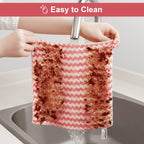 JOYMOOP 18 Pack Microfiber Cleaning Cloth, Kitchen Towels for Dish Drying Washing, Absorbent Streak Free Lint Free Rags for Cleaning, Reusable and Washable Towels - 10" x 10"