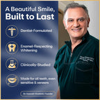 Lumineux Teeth Whitening Toothpaste 2 Pack Peroxide Free Enamel Safe for Sensitive Whiter Teeth, Fluoride Free, No Alcohol, Artificial Colors, SLS Free Dentist Formulated - 3.75 Oz