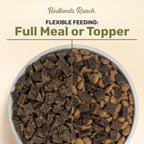 BADLANDS RANCH Air-Dried Beef Dog Food, 87% Real Meat, 24 oz