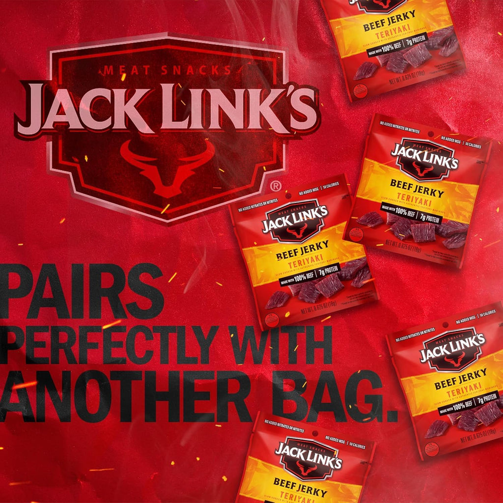 Jack Link's Teriyaki Beef Jerky Multipack - (20 Pack) 0.625 oz