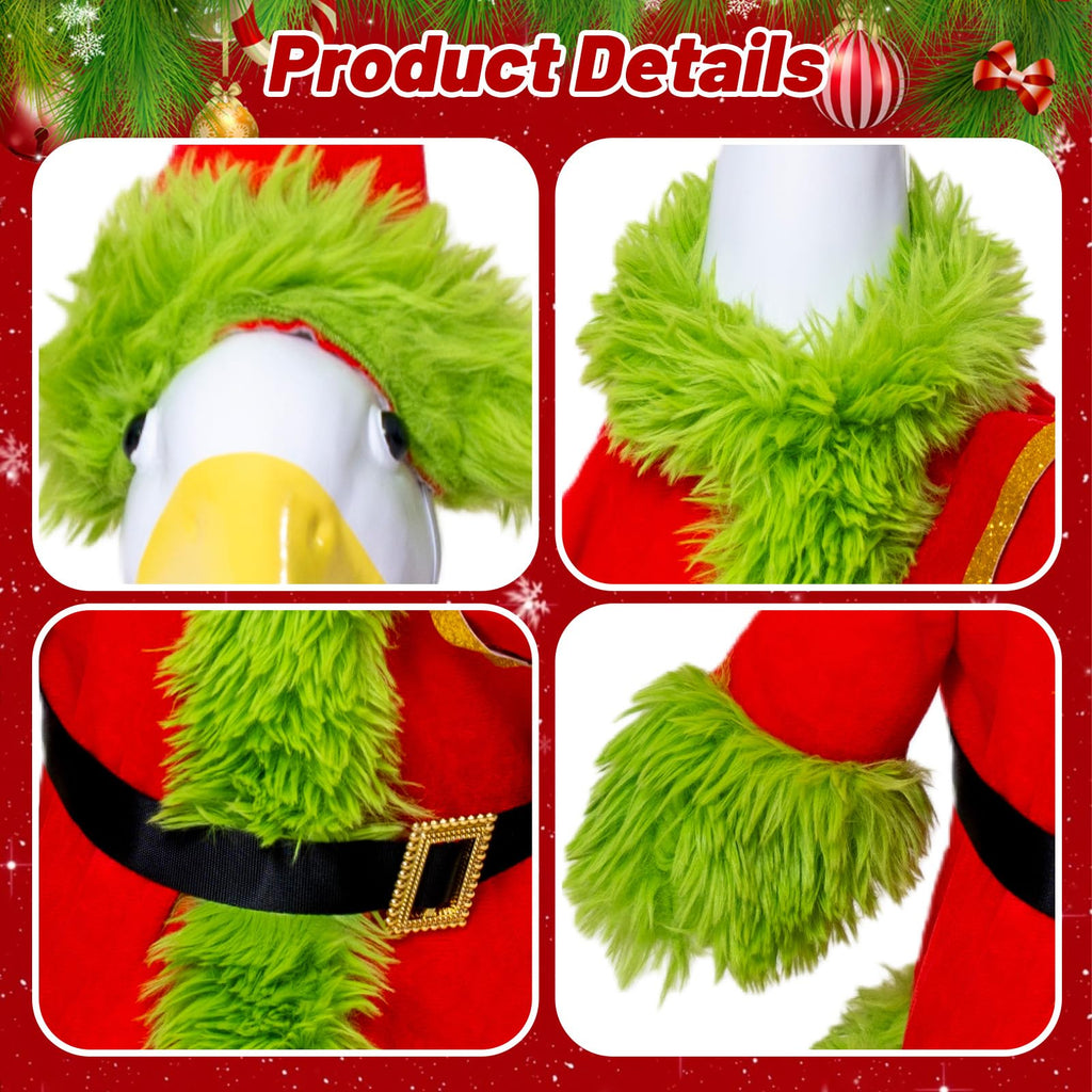 Porch Goose Christmas Outfit for 23" Lawn Goose Porch