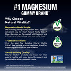 Natural Vitality SLEEP Gummies, Magnesium Supplement With Melatonin and L-Theanine, Vegan, Gluten Free, Helps the Body Ease Into Sleep, Blueberry Pomegranate 120 Count