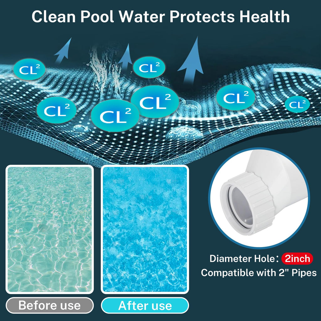Swimpulse Salt Cell - up to 25,000 Gallons Swimming Pool Chlornie Generator,Salt Cell for Pool, Chlorination Pool Salt Cell Fits for Hayward W3T-Cell-9 BL1T9H