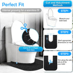4 Pack Toilet Mats,Upgrade Toilet Floor Protector from Urine