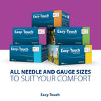 EasyTouch IW U-100 Insulin Syringes (28G 1.0cc 1/2") - 30 ct.