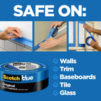 ScotchBlue Painter's Tape, Multi-Use, 1.41-Inch by 60-Yard, 4-Roll