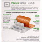 Mepilex Border Flex Lite 4 x 4 in (10 x 10 cm) Hospital Quality Dressings