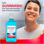 Parodontax Active Gum Health Mouthwash, Antiplaque and Antigingivitis Mouthwash, Mint, 3x16.9 Fl Oz