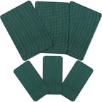 Amylove 12 Pcs Pool Safety Cover Patch Kit Swimming Pool Patch Repair Kit Self Adhesive Mesh for Inground Safety Cover, 12 x 8 Inch, 4 x 8 Inch (Green)