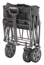 Mac Sports Collapsible Folding Outdoor Utility Wagon, Black