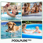 POOLPURE PA120 Antimicrobial Pool Filter, Compatible with Hayward C1200, CX1200RE, Pleatco PA120, Ultra-B2, Unicel C-8412, Filbur FC-1293, Clearwater II 125, Waterway Pro Clean PCCF-125