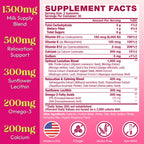 Lactation Supplement, Postpartum Lactation Support Gummies for Breastfeeding, with Milk Thistle and Postnatal Vitamins As Breast Milk Supply Booster, Recovery, Hair Growth, 60 Count Sugar Free & Vegan