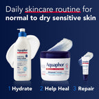 Aquaphor Moisturizing Face and Body Cream with Hyaluronic Acid, 16 OZ
