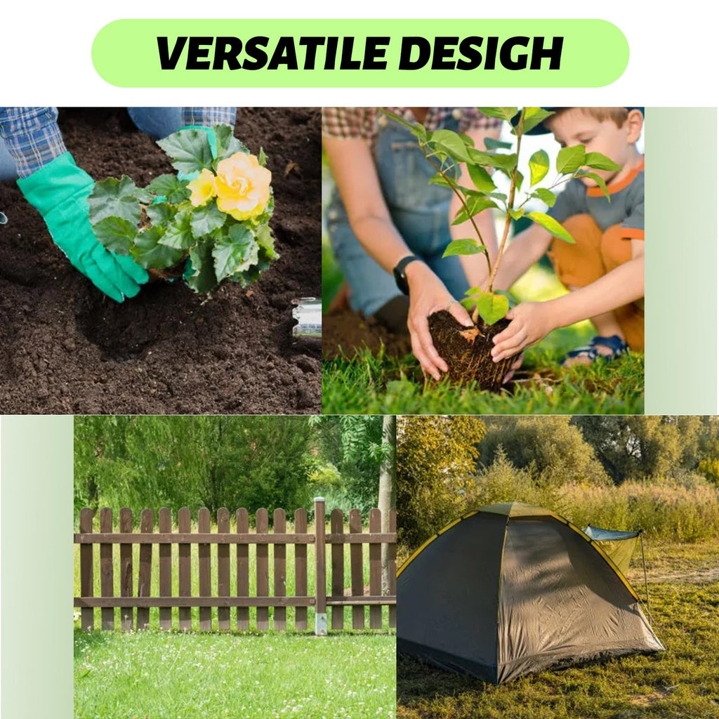 ERYTLLY Bulb Planter, Auger Spiral, Garden Planter Tool 2.5 x 16.5 inch,Rapid Umbrella Hole Digger for Planting Bulb Seedlings Bedding Tulips, and Digging Weeds Roots