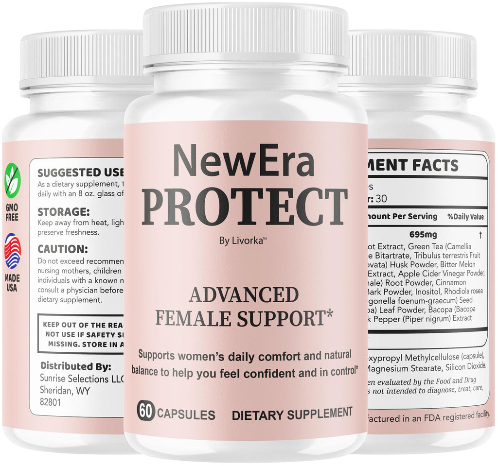 NewEra Protect Capsules - Official New EraProtect Advanced Supplement Premium Formula - Maximum Strength, All Natural Vitamins Support for Overal Health & Wellness Reviews, 60 Capsules for 1 Month