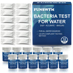 Coliform Bacteria Water Test Kit: 12-Pack Water Bacteria Test Kit Easy At-Home Well Water, Tap, Pool, Spring, Pond, Lake Drinking Water Quality Test