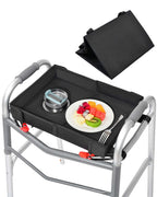FANGSUN Walker Tray with Cup Holder, Lightweight Detachable Mobility and Walker Accessories Table for Senior, Rollator Tray for Rolling Folding Rollator, Easy Assembly